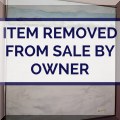 A12. Removed from sale by owner